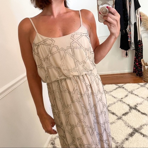 Needle & Thread Beaded Constellation Maxi Dress 2 - Picture 5 of 16